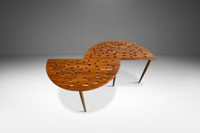 Load image into Gallery viewer, Pair of Mid-Century Modern End Tables / Custom Design Coffee Table in Solid Walnut, USA, c. 1960's-ABT Modern