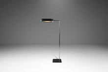 Load image into Gallery viewer, Pair of Mid-Century Modern OMI "Eyeshade" Floor Lamps w/ Swingarm Light by George Nelson for Koch & Lowy, USA, c. 1960s-ABT Modern