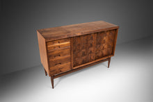 Load image into Gallery viewer, Patinaed Daniska Group Modernist Credenza with Button-Tufted Doors in Walnut by Salvatore Bevelacqua, USA, c. 1950s-ABT Modern