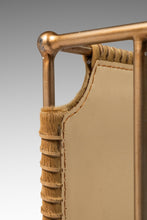 Load image into Gallery viewer, Perfectly Patinaed Petite Mid-Century Modern Accent Bench in Animal Hide & Leather After T.H. Robsjohn-Gibbings, USA, c. 1980's-ABT Modern