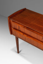 Load image into Gallery viewer, Petite Danish Mid-Century Modern 2-Drawer Side / Accent Table in Teak, Denmark, c. 1960's-ABT Modern