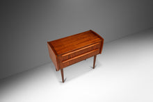 Load image into Gallery viewer, Petite Danish Mid-Century Modern 2-Drawer Side / Accent Table in Teak, Denmark, c. 1960's-ABT Modern