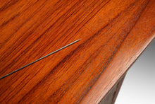 Load image into Gallery viewer, Petite Danish Mid-Century Modern Six-Drawer Writers Desk in Teak with Built-In Storage Shelves, Denmark, c. 1960s-ABT Modern
