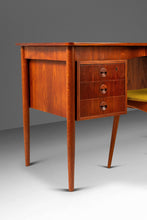 Load image into Gallery viewer, Petite Danish Mid-Century Modern Six-Drawer Writers Desk in Teak with Built-In Storage Shelves, Denmark, c. 1960s-ABT Modern
