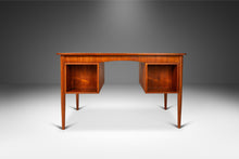 Load image into Gallery viewer, Petite Danish Mid-Century Modern Six-Drawer Writers Desk in Teak with Built-In Storage Shelves, Denmark, c. 1960s-ABT Modern