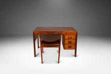 Load image into Gallery viewer, Petite Danish Modern Mid-Century Modern Writers Desk in Teak in the Manner of Erik Brouer, Denmark, c. 1970s-ABT Modern