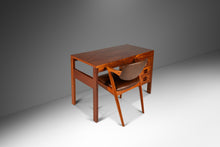 Load image into Gallery viewer, Petite Danish Modern Mid-Century Modern Writers Desk in Teak in the Manner of Erik Brouer, Denmark, c. 1970s-ABT Modern