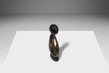 Load image into Gallery viewer, Post Modern Abstract Hand-Carved Mother & Child Sculpture, USA, c. 1970's-ABT Modern