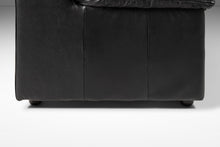 Load image into Gallery viewer, Post Modern Four Seat Sofa & Matching Lounge Chair Set in Original Leather by Natuzzi Attributed to Pierluigi Cerri, Italy, c. 1990's-ABT Modern