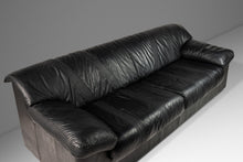 Load image into Gallery viewer, Post Modern Four Seat Sofa & Matching Lounge Chair Set in Original Leather by Natuzzi Attributed to Pierluigi Cerri, Italy, c. 1990's-ABT Modern