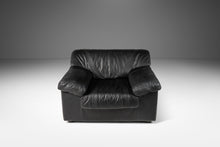 Load image into Gallery viewer, Post Modern Four Seat Sofa & Matching Lounge Chair Set in Original Leather by Natuzzi Attributed to Pierluigi Cerri, Italy, c. 1990's-ABT Modern