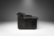 Load image into Gallery viewer, Post Modern Four Seat Sofa & Matching Lounge Chair Set in Original Leather by Natuzzi Attributed to Pierluigi Cerri, Italy, c. 1990's-ABT Modern
