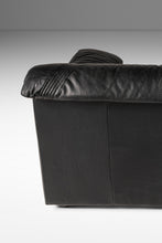 Load image into Gallery viewer, Post Modern Lounge Chair in Orignal Leather by Natuzzi Attributed to Pierluigi Cerri, Italy, c. 1990's-ABT Modern