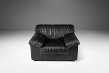 Load image into Gallery viewer, Post Modern Lounge Chair in Orignal Leather by Natuzzi Attributed to Pierluigi Cerri, Italy, c. 1990's-ABT Modern