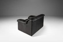 Load image into Gallery viewer, Post Modern Lounge Chair in Orignal Leather by Natuzzi Attributed to Pierluigi Cerri, Italy, c. 1990's-ABT Modern