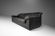 Load image into Gallery viewer, Post Modern Three Seat Sofa in Orignal Leather by Natuzzi Attributed to Pierluigi Cerri, Italy, c. 1990's-ABT Modern