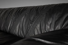 Load image into Gallery viewer, Post Modern Three Seat Sofa in Orignal Leather by Natuzzi Attributed to Pierluigi Cerri, Italy, c. 1990's-ABT Modern