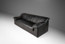 Load image into Gallery viewer, Post Modern Three Seat Sofa in Orignal Leather by Natuzzi Attributed to Pierluigi Cerri, Italy, c. 1990's-ABT Modern