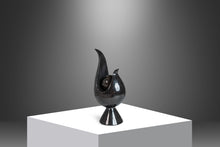 Load image into Gallery viewer, Post Modern Two-Piece Sculpture in Solid Black Marble, USA, c. 1980's-ABT Modern