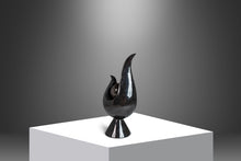 Load image into Gallery viewer, Post Modern Two-Piece Sculpture in Solid Black Marble, USA, c. 1980's-ABT Modern