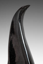 Load image into Gallery viewer, Post Modern Two-Piece Sculpture in Solid Black Marble, USA, c. 1980's-ABT Modern