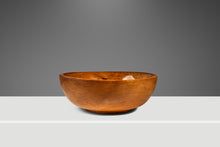 Load image into Gallery viewer, Post War Organic Modern Wood Turned Serving Bowl in Solid Hinoki Cedar, Occupied Japan, c. 1940s-ABT Modern