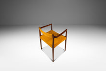Load image into Gallery viewer, RARE Danish Mid-Century Modern Sculpted Armchair in Teak & Velour by Helge Vestergaard Jensen for Peder Pederse, Denmark, c. 1960s-ABT Modern