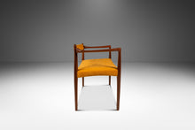 Load image into Gallery viewer, RARE Danish Mid-Century Modern Sculpted Armchair in Teak & Velour by Helge Vestergaard Jensen for Peder Pederse, Denmark, c. 1960s-ABT Modern