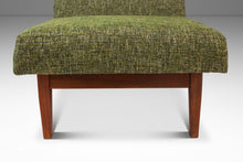 Load image into Gallery viewer, RARE Mid-Century Modern Slipper / Lounge Chair Newly Upholstered w/ Walnut Base by Milo Baughman for Thayer Coggin, USA, c. 1960s-ABT Modern