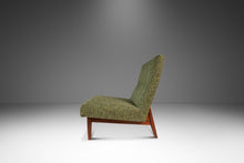 Load image into Gallery viewer, RARE Mid-Century Modern Slipper / Lounge Chair Newly Upholstered w/ Walnut Base by Milo Baughman for Thayer Coggin, USA, c. 1960s-ABT Modern