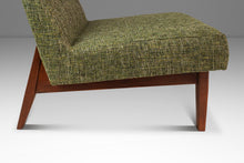 Load image into Gallery viewer, RARE Mid-Century Modern Slipper / Lounge Chair Newly Upholstered w/ Walnut Base by Milo Baughman for Thayer Coggin, USA, c. 1960s-ABT Modern