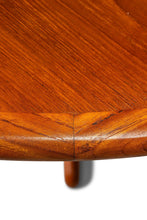 Load image into Gallery viewer, RESERVED - Danish Mid-Century Modern Expansion Dining Table w/ Two Leaves & Trestle Base in Teak, Denmark, c. 1970's-ABT Modern