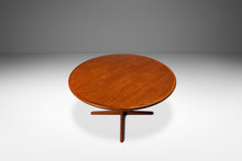 Load image into Gallery viewer, RESERVED - Danish Mid-Century Modern Expansion Dining Table w/ Two Leaves & Trestle Base in Teak, Denmark, c. 1970's-ABT Modern
