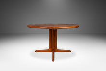 Load image into Gallery viewer, RESERVED - Danish Mid-Century Modern Expansion Dining Table w/ Two Leaves & Trestle Base in Teak, Denmark, c. 1970's-ABT Modern