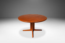 Load image into Gallery viewer, RESERVED - Danish Mid-Century Modern Expansion Dining Table w/ Two Leaves & Trestle Base in Teak, Denmark, c. 1970's-ABT Modern