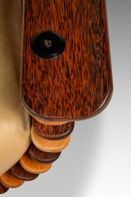 Load image into Gallery viewer, Rare Art Deco Organic Modern "Luxor" Armchair / Lounge Chair in Leather, Spruce & Palmwood by Pacific Green, Australia, c. 2000s-ABT Modern