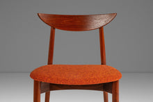 Load image into Gallery viewer, Rare Danish Mid-Century Modern Desk / Side Chair in Teak & New Fabric by Harry Østergaard for Randers Møbelfabrik, Denmark, c. 1960s-ABT Modern