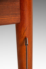 Load image into Gallery viewer, Rare Danish Mid-Century Modern Desk / Side Chair in Teak & New Fabric by Harry Østergaard for Randers Møbelfabrik, Denmark, c. 1960s-ABT Modern