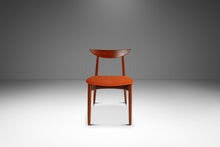 Load image into Gallery viewer, Rare Danish Mid-Century Modern Desk / Side Chair in Teak & New Fabric by Harry Østergaard for Randers Møbelfabrik, Denmark, c. 1960s-ABT Modern