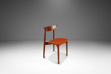 Load image into Gallery viewer, Rare Danish Mid-Century Modern Desk / Side Chair in Teak & New Fabric by Harry Østergaard for Randers Møbelfabrik, Denmark, c. 1960s-ABT Modern