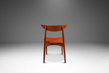Load image into Gallery viewer, Rare Danish Mid-Century Modern Desk / Side Chair in Teak & New Fabric by Harry Østergaard for Randers Møbelfabrik, Denmark, c. 1960s-ABT Modern