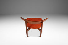 Load image into Gallery viewer, Rare Danish Mid-Century Modern Desk / Side Chair in Teak & New Fabric by Harry Østergaard for Randers Møbelfabrik, Denmark, c. 1960s-ABT Modern