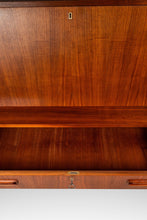 Load image into Gallery viewer, Rare Danish Mid-Century Modern Drop Down Secretary Desk in Walnut by Maurice Villency, Denmark, c. 1960s-ABT Modern