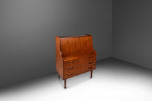 Load image into Gallery viewer, Rare Danish Mid-Century Modern Drop Down Secretary Desk in Walnut by Maurice Villency, Denmark, c. 1960s-ABT Modern