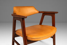 Load image into Gallery viewer, Rare Danish Mid-Century Modern Model 42 Arm Chair in Teak & Leather by Erik Kirkegaard for Høng Stolefabrik, Denmark, c. 1950's-ABT Modern