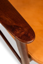 Load image into Gallery viewer, Rare Danish Mid-Century Modern Model 42 Arm Chair in Teak & Leather by Erik Kirkegaard for Høng Stolefabrik, Denmark, c. 1950's-ABT Modern