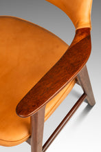 Load image into Gallery viewer, Rare Danish Mid-Century Modern Model 42 Arm Chair in Teak & Leather by Erik Kirkegaard for Høng Stolefabrik, Denmark, c. 1950's-ABT Modern