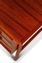 Load image into Gallery viewer, Rare Danish Mid-Century Modern Model 75 Teak Writing Desk by Gunni Omann for Omann Jun Møbelfabrik, Denmark, c. 1960s-ABT Modern