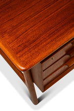 Load image into Gallery viewer, Rare Danish Mid-Century Modern Model 75 Teak Writing Desk by Gunni Omann for Omann Jun Møbelfabrik, Denmark, c. 1960s-ABT Modern