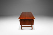 Load image into Gallery viewer, Rare Danish Mid-Century Modern Model 75 Teak Writing Desk by Gunni Omann for Omann Jun Møbelfabrik, Denmark, c. 1960s-ABT Modern